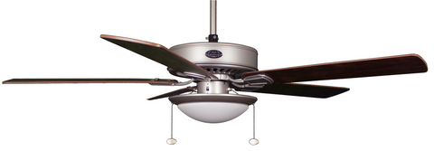 52" Classic Brushed Steel with Low Profile LED light kit